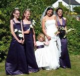 Belinda with bridesmaids